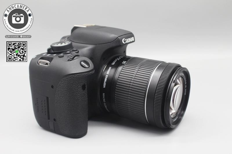 ขาย Canon 750D+18-55 STM ชัตเตอร์น้อย ความละเอียดสูงสุดถึง 24.2 ล้านพิกเซล อดีตประกันศูนย์
